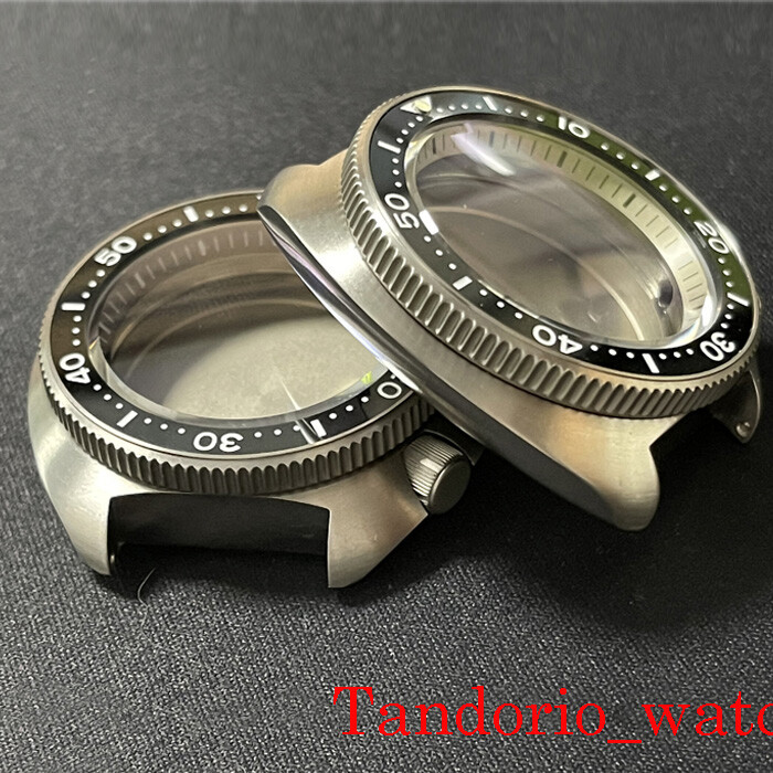 watch parts 45.2mm Titanium 200M Diving watch case sapphire glass for NH35 NH36
