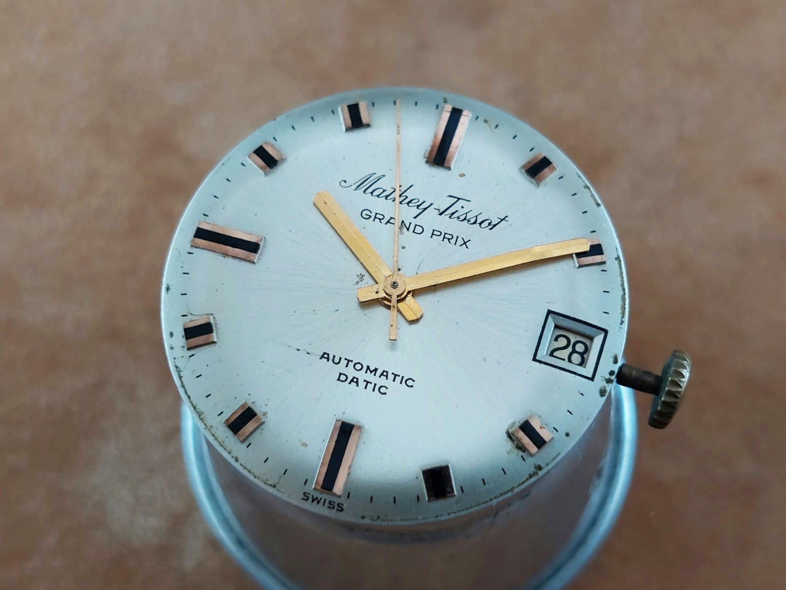 Vintage MATHEY – TISSOT Automatic Movement Caliber 4007N & Dial. Working!