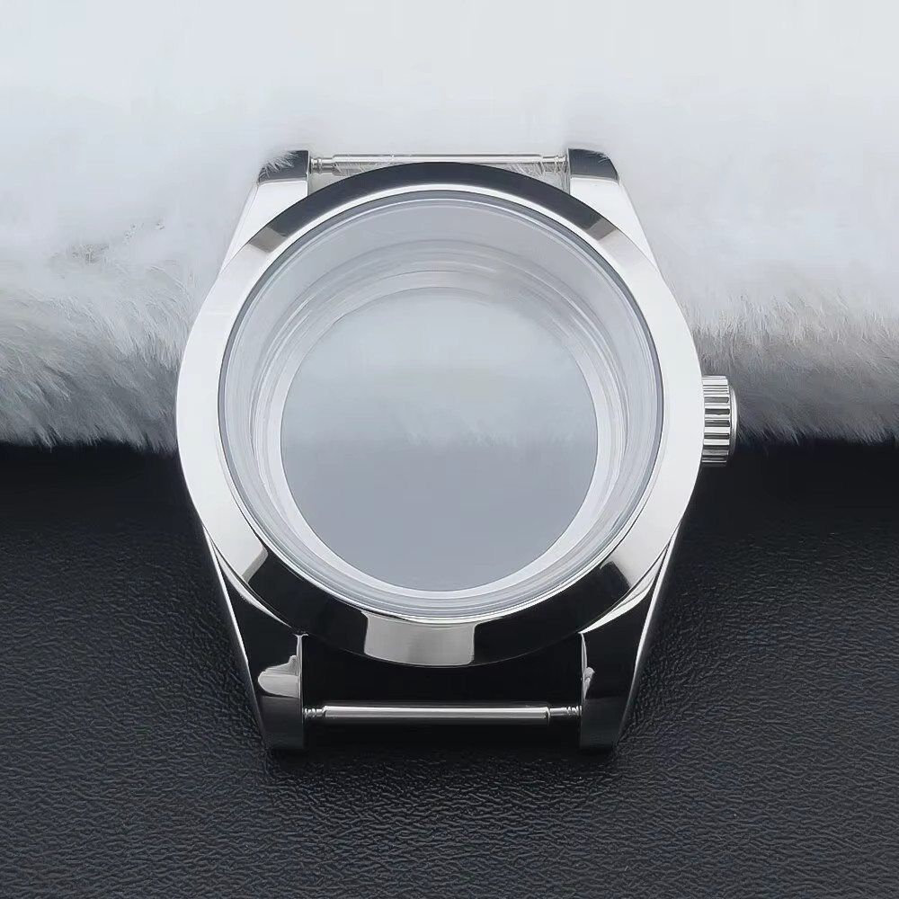 Movement Bevel Edge Good36Mm/39Mm Silver Watch Case Sapphire Fit NH35 NH36 NH34