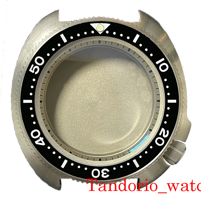 watch parts 45.2mm Titanium 200M Diving watch case sapphire glass for NH35 NH36