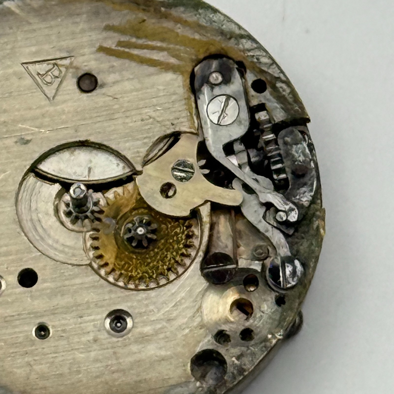 Buser Watch Movement B Good Balance Manual Wind Vintage Parts Repair 23.1mm