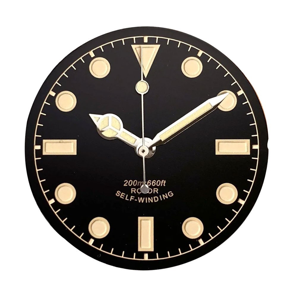 38mm Bow Sapphire glass Watch Case Dial hand For Japan NH34A NH35A 2824 PT5000