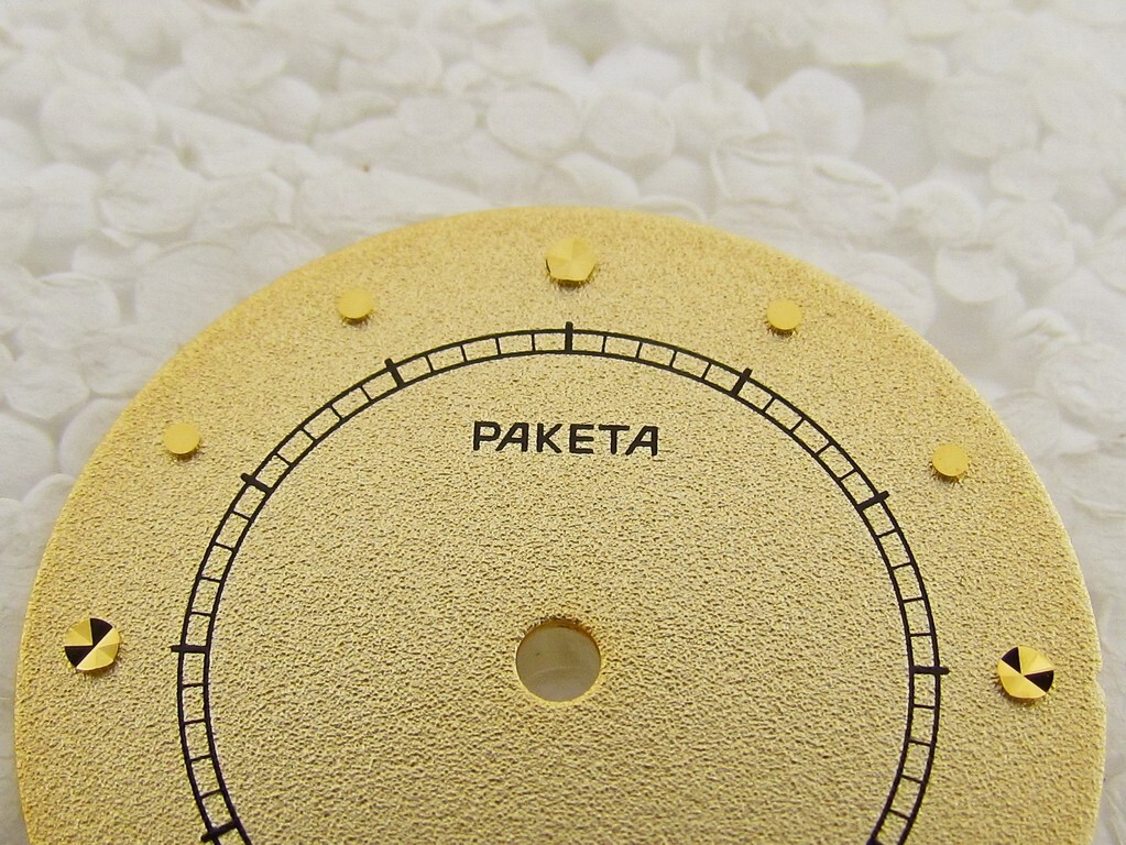 Raketa Copernic Kopernik Copernicus USSR Russian Gold Watch Dial Watch-face NEW!