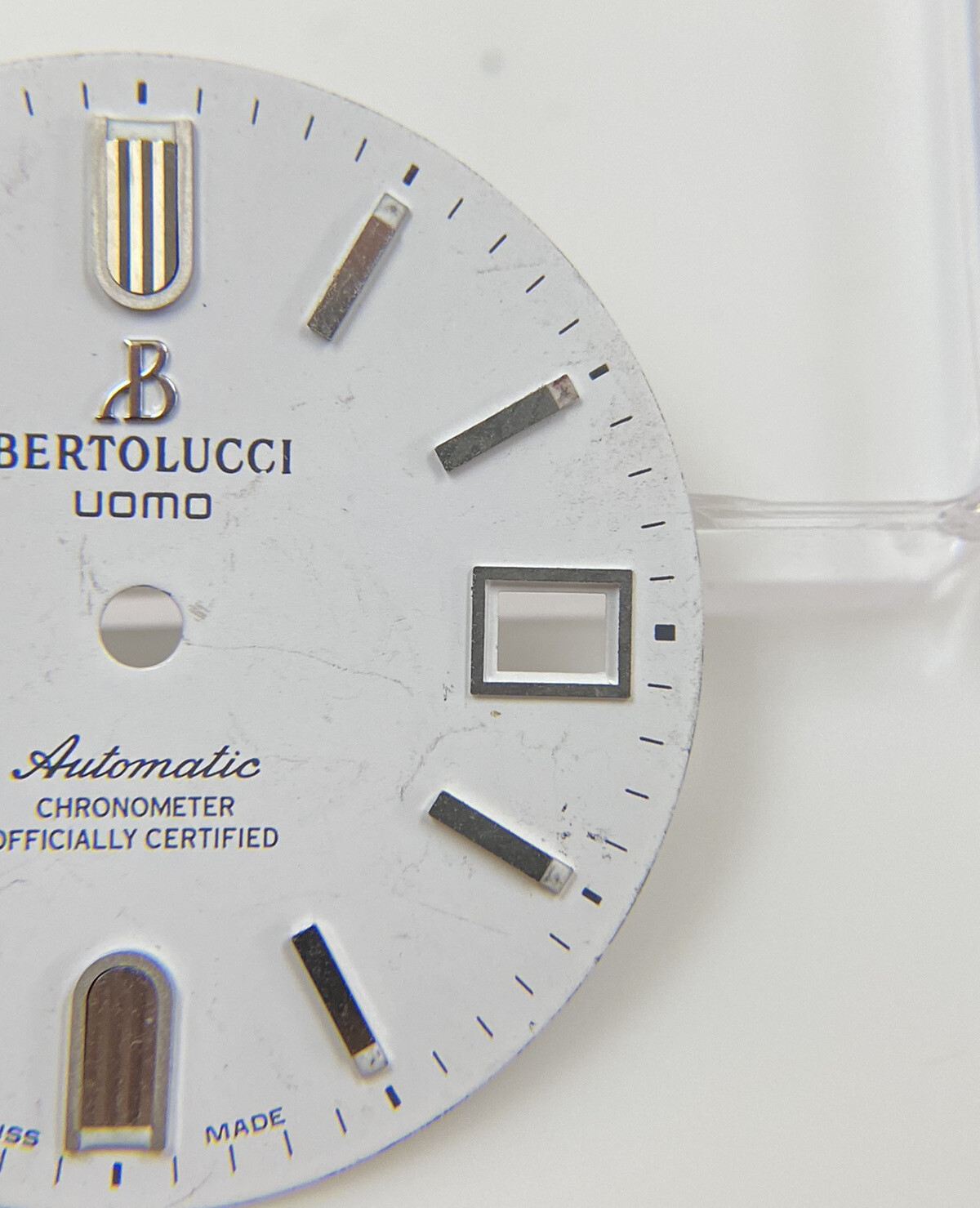 Original Bertolucci Uomo Automatic 28mm White Dial Ref: 884.55.41.10B