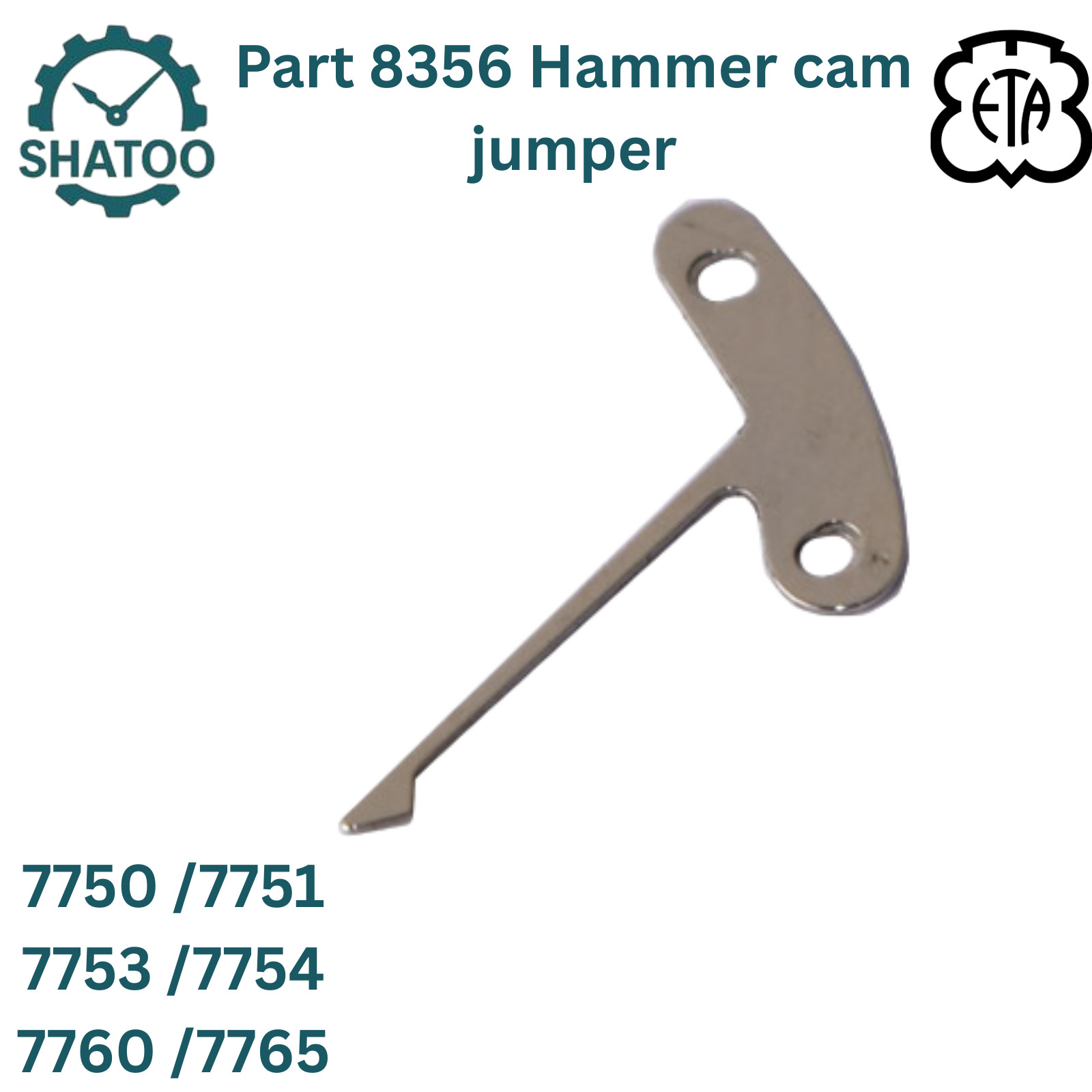 ETA 7750 Watch Spare Part 8356 Hammer Cam Jumper 7751 7753 7754 7760 7765
