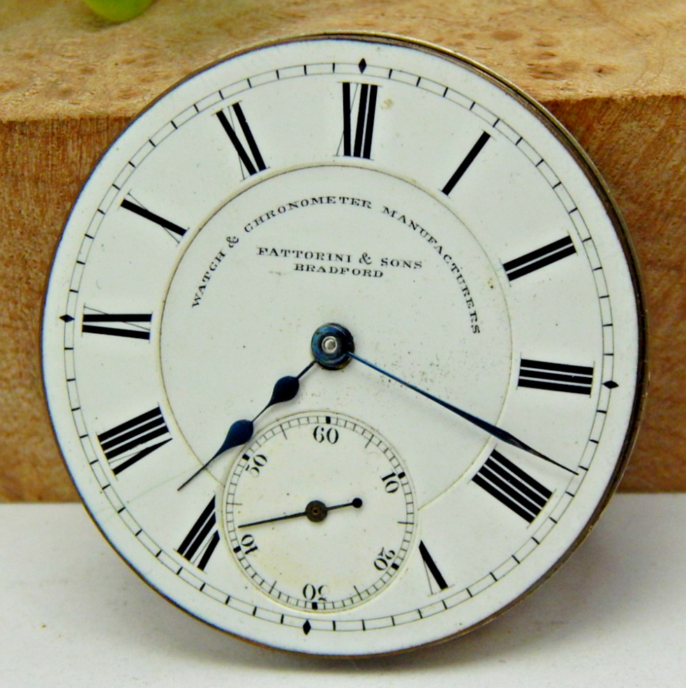Antique 1919 Waltham 620 Fattorini & sons 16s 15 jewel pocket watch movement