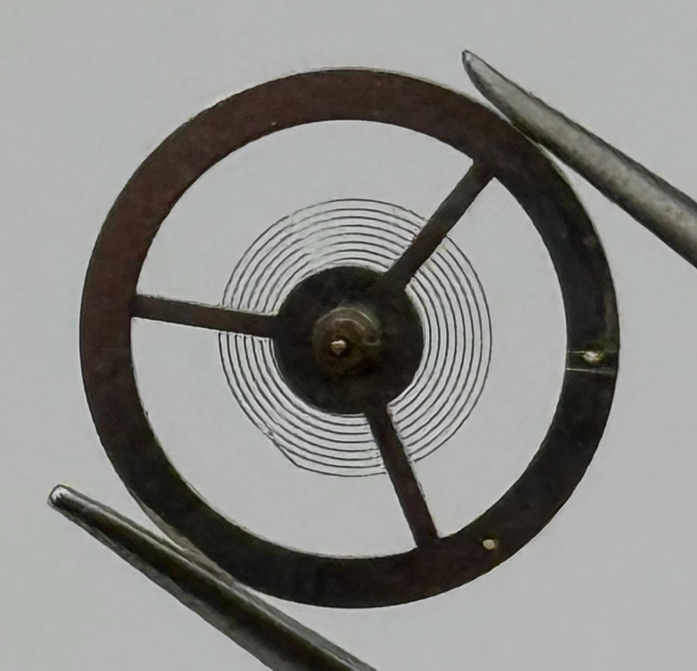 EB 8800 Balance Wheel Complete And Spring 12’’’ Renata 1309 Watch Movement Parts