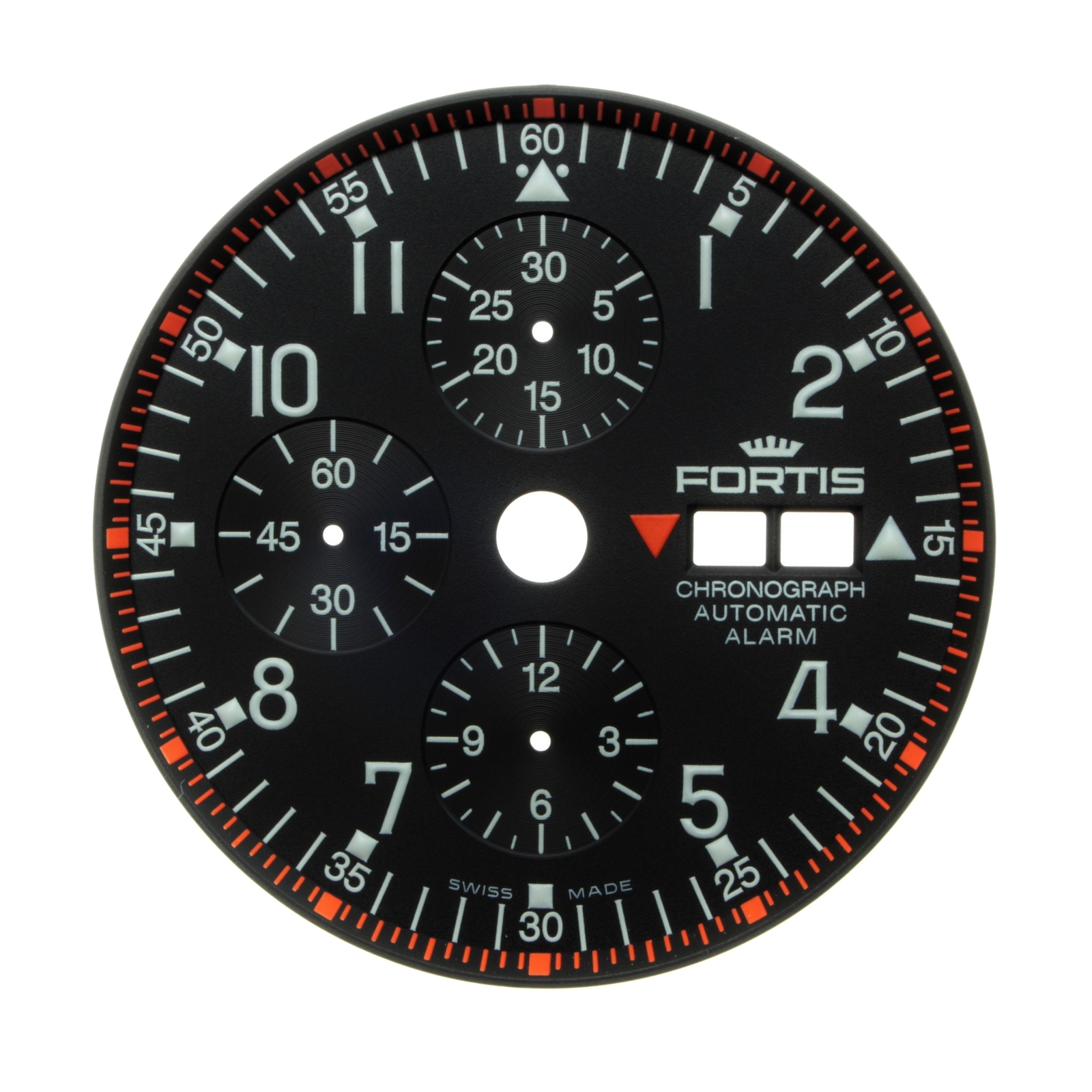 FORTIS dial for B-42 Pilot Professional 636.22.11 black 35.2 mm