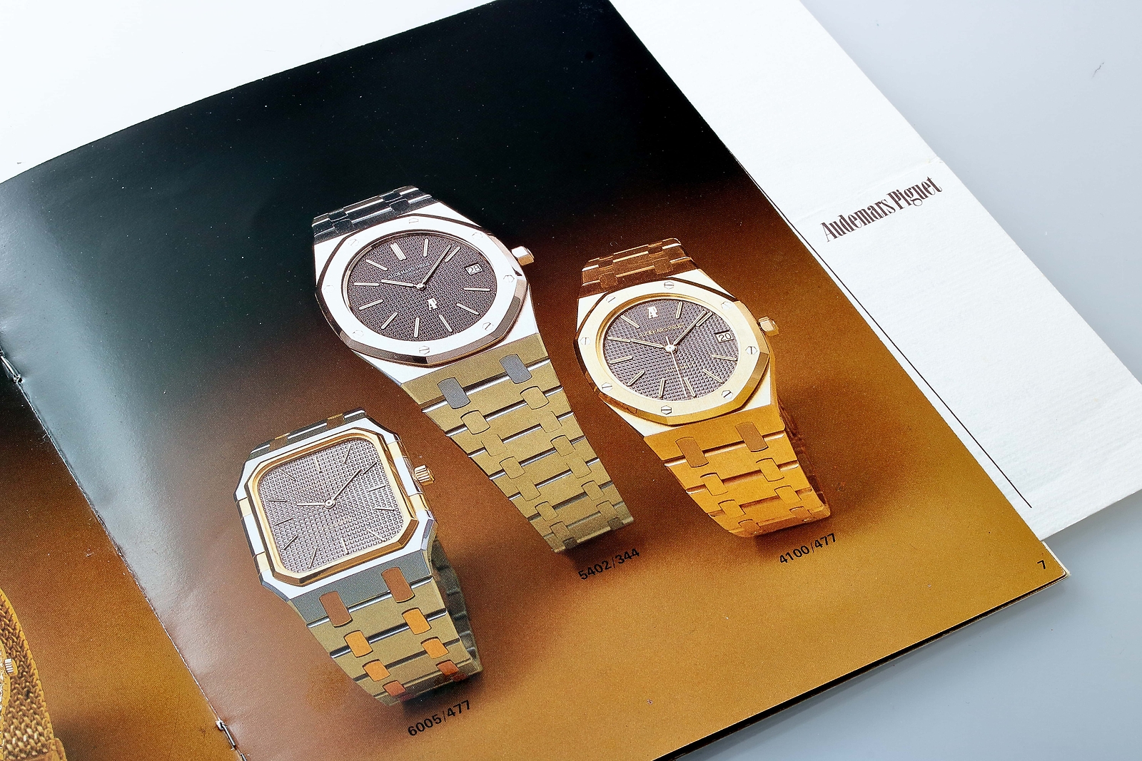 Rare 1979 Audemars Piguet Royal Oak Skeleton Watch Catalog Booklet Price List