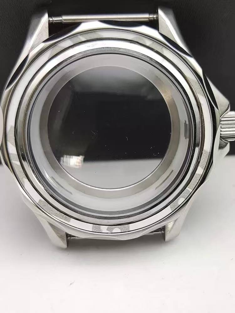 41mm NH35 NH36 Watch Case Ceramic Bezel Exhibition Caseback Stainless Steel
