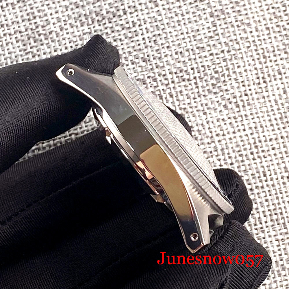 62MAS Watch Case fit NH35A NH36A PT5000 ST2130 ETA2824 AR Sapphire Chapter Ring