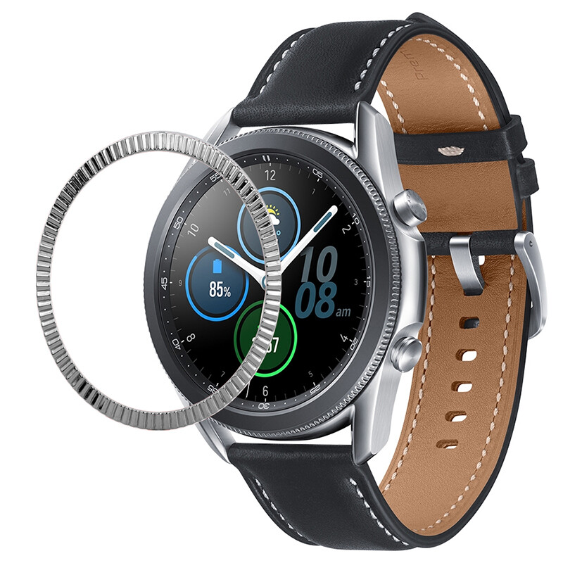 For Samsung Galaxy Watch 3 41/45mm Bezel Ring Case Metal Protection Cover