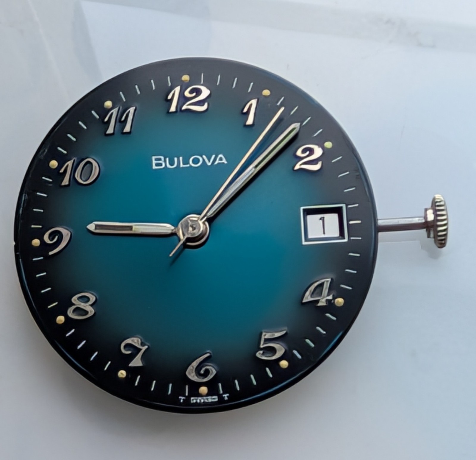 Bulova 17 Jewel Movement (cal 11AOCD) in Running Order with nice Blue dial!!