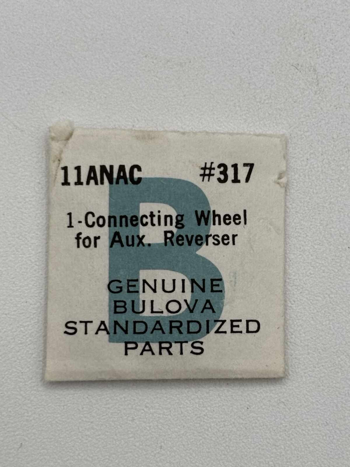 Bulova 11ANAC #317 Connecting Wheel for Aux Reverser NOS