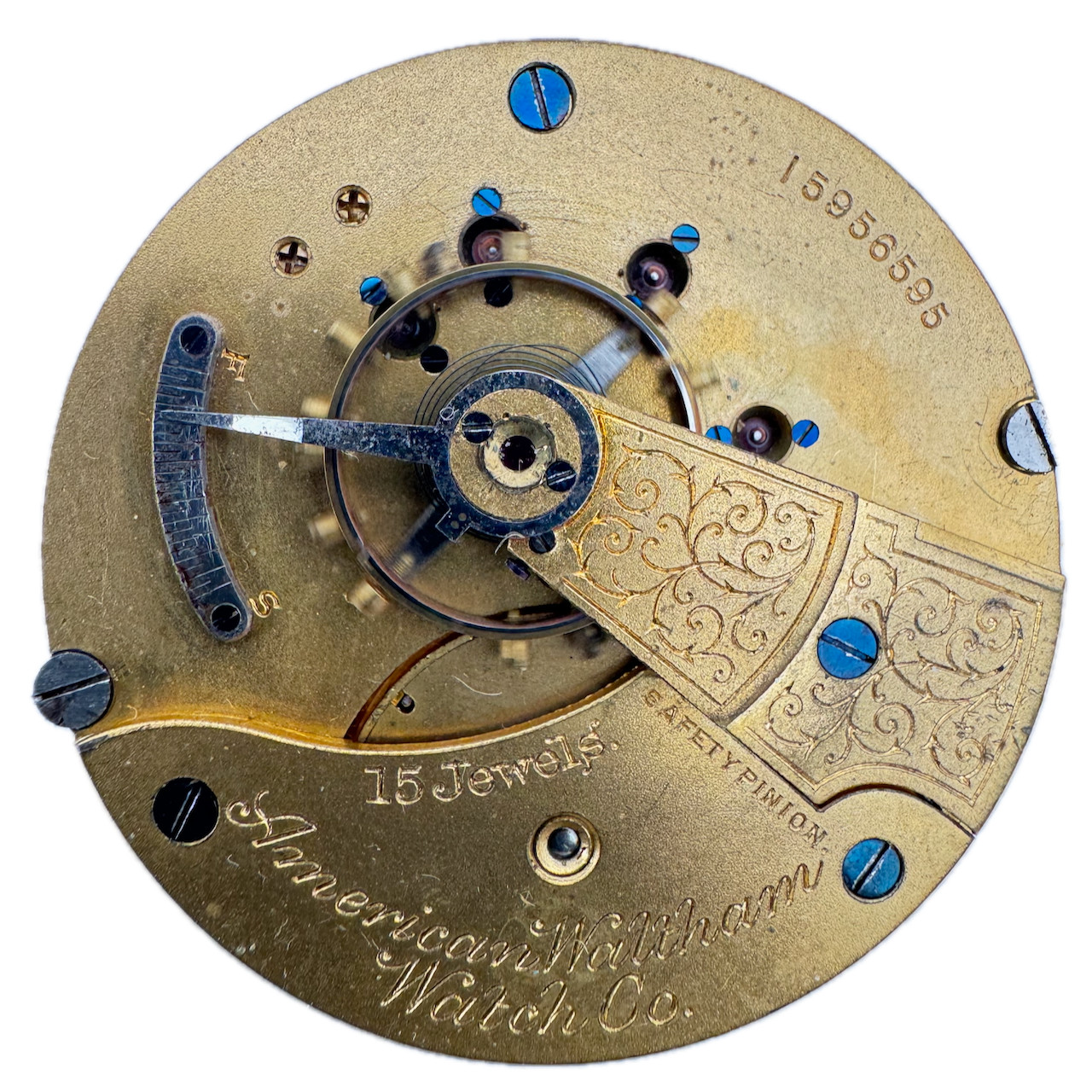 Antique 18s 1907 Waltham 15j Mechanical Hunter Pocket Watch Movement 81 USA