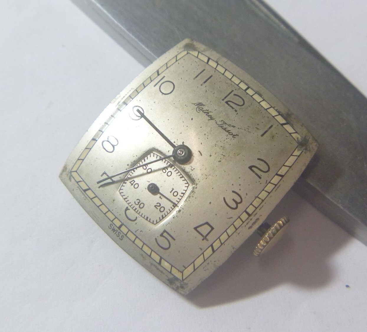 1940s Mathey-Tissot 17J Gents 8 ½ x 9 Lignes Mov’t, Dial & Hands- 4Parts !!