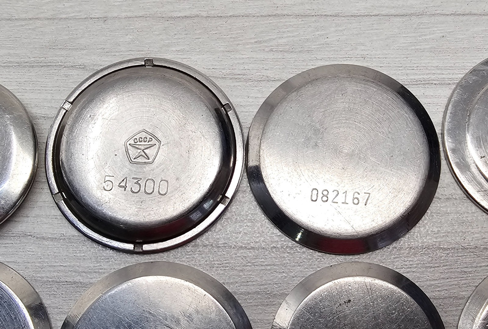10 Vintage Soviet USSR Watch Case Backs Assorted Mixed Watch Parts