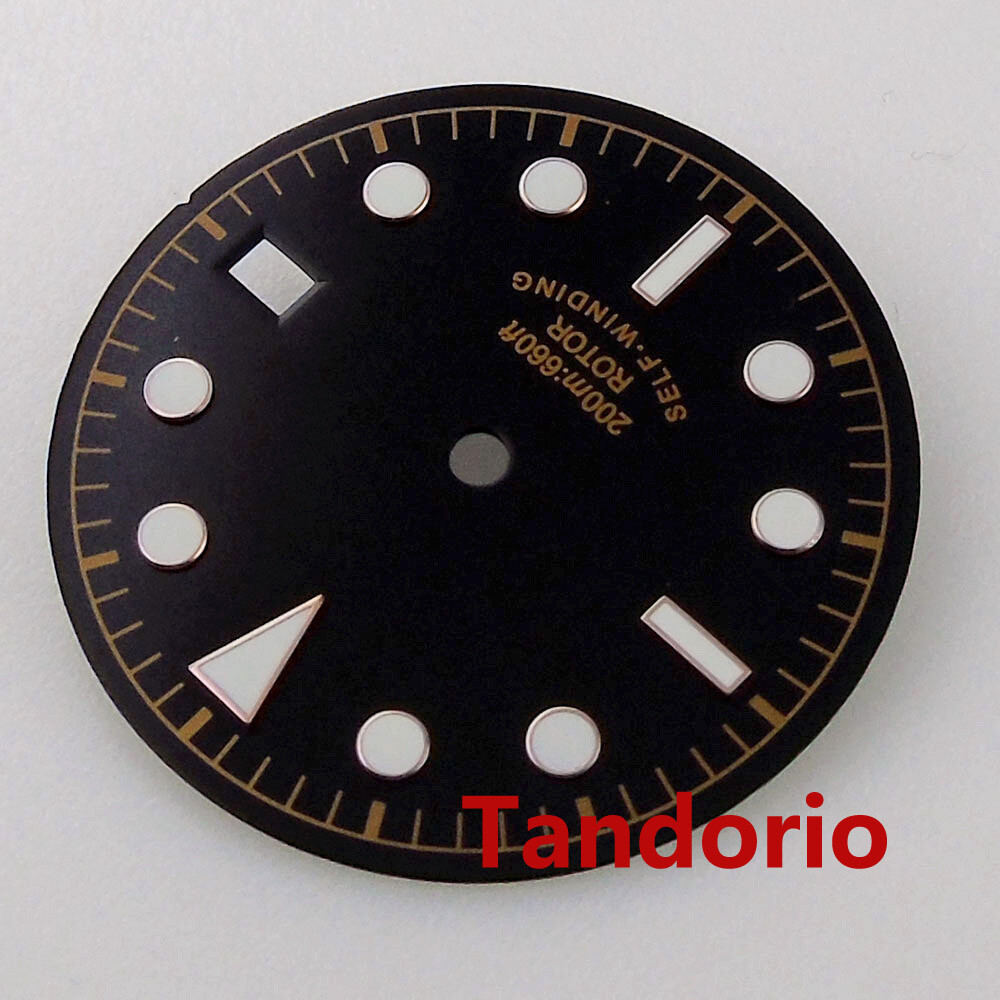 30.4mm Men Watch Dial Fit NH35 NH36 7s26 ETA 2836 2824 PT5000 Automatic Movement