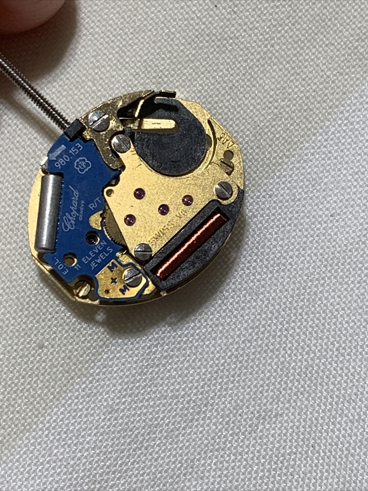 Chopard ETA 980.153 Quartz Watch Movement 11 Jewels Authentic Swiss Made