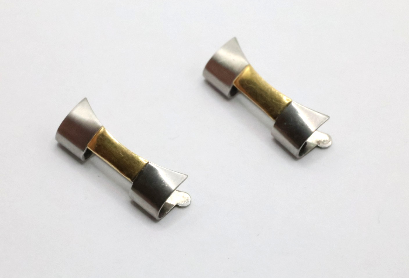 Authentic 401B Rolex 20mm End Links Yellow Gold & Stainless Steel #180