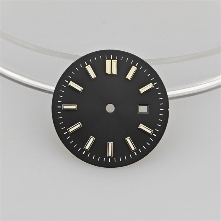 NH05 Dial 31mm Women’s Watch Accessories Green Luminous for NH05/NH06 Movement