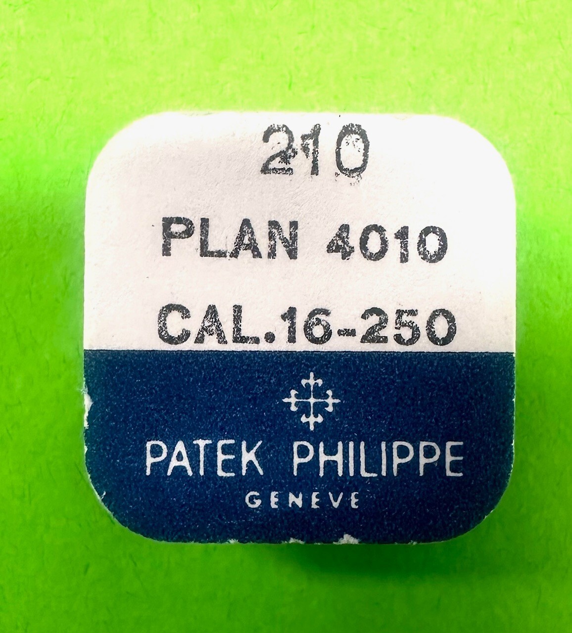 PATEK PHILIPPE 16-250 PART 210 THIRD WHEEL WATCH PART GENUINE NEW