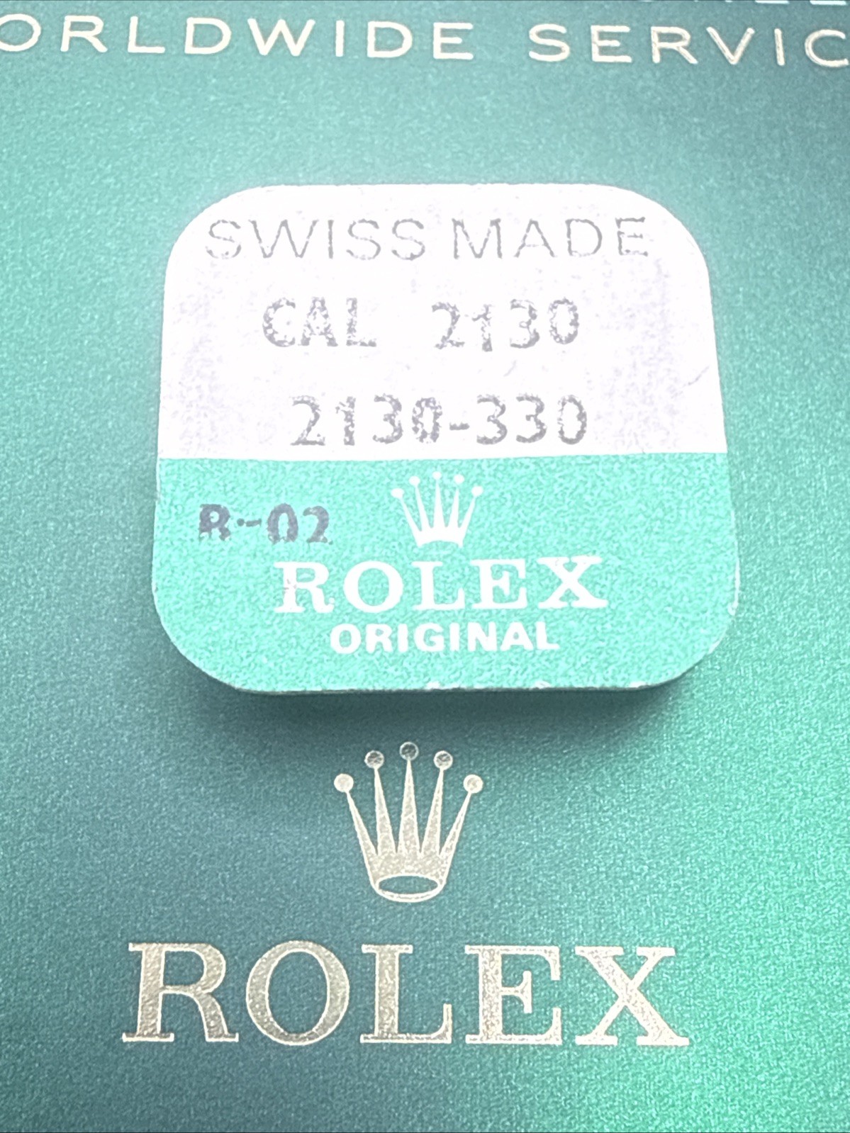 Rolex Genuine Cal 2130 Fourth Wheel 2130-330 NOS Factory Sealed Part Package