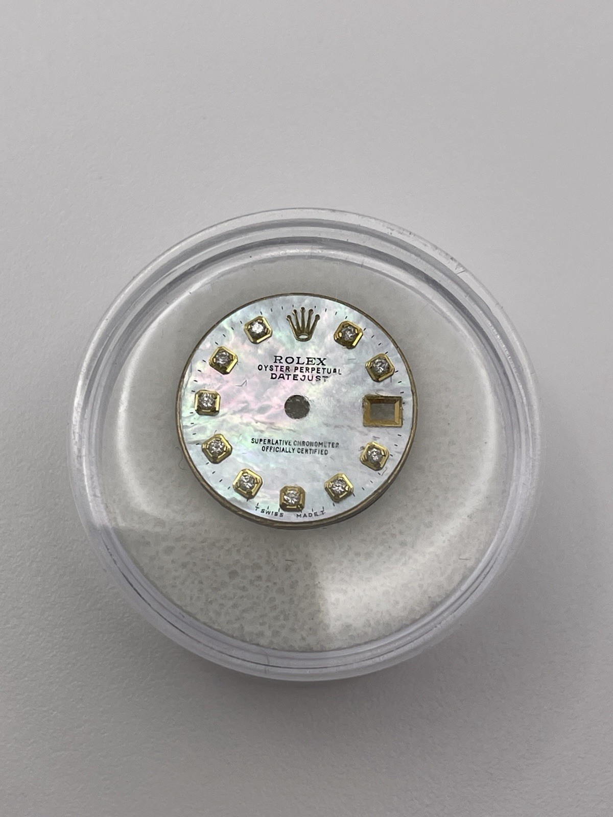Rolex Ladies 26MM Datejust/President Custom MOP Diamond Dial SS / WG