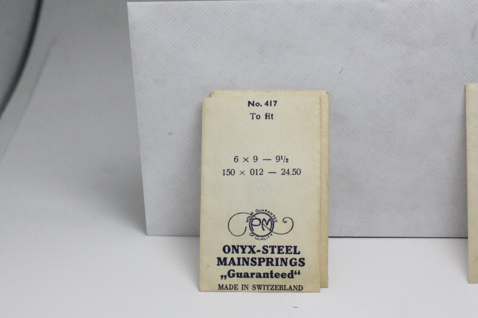 ONYX-STEEL NUMBER 417 6x9x9.5 17r
