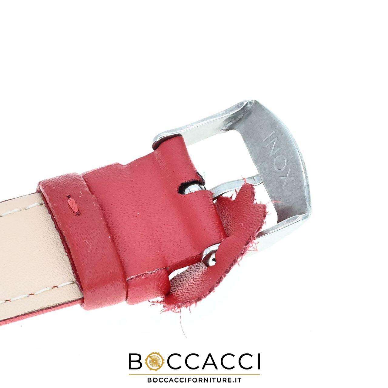 DILOY 20mm Red Smooth Unpadded Leather Strap (NEW)