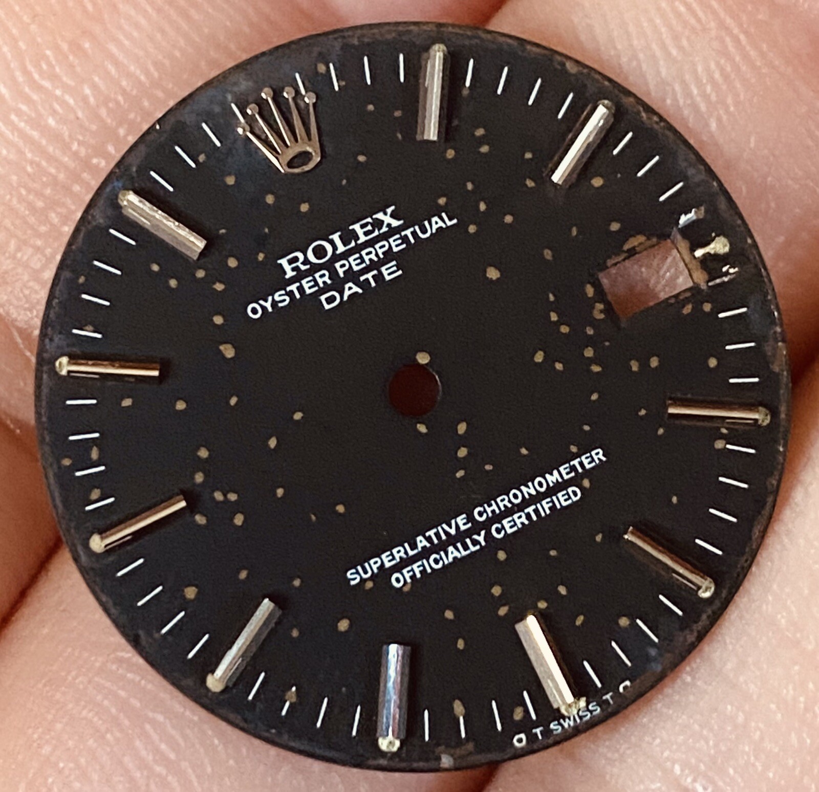 Rolex Sigma Dial For Date Model 34mm Ref 1500 & 1501