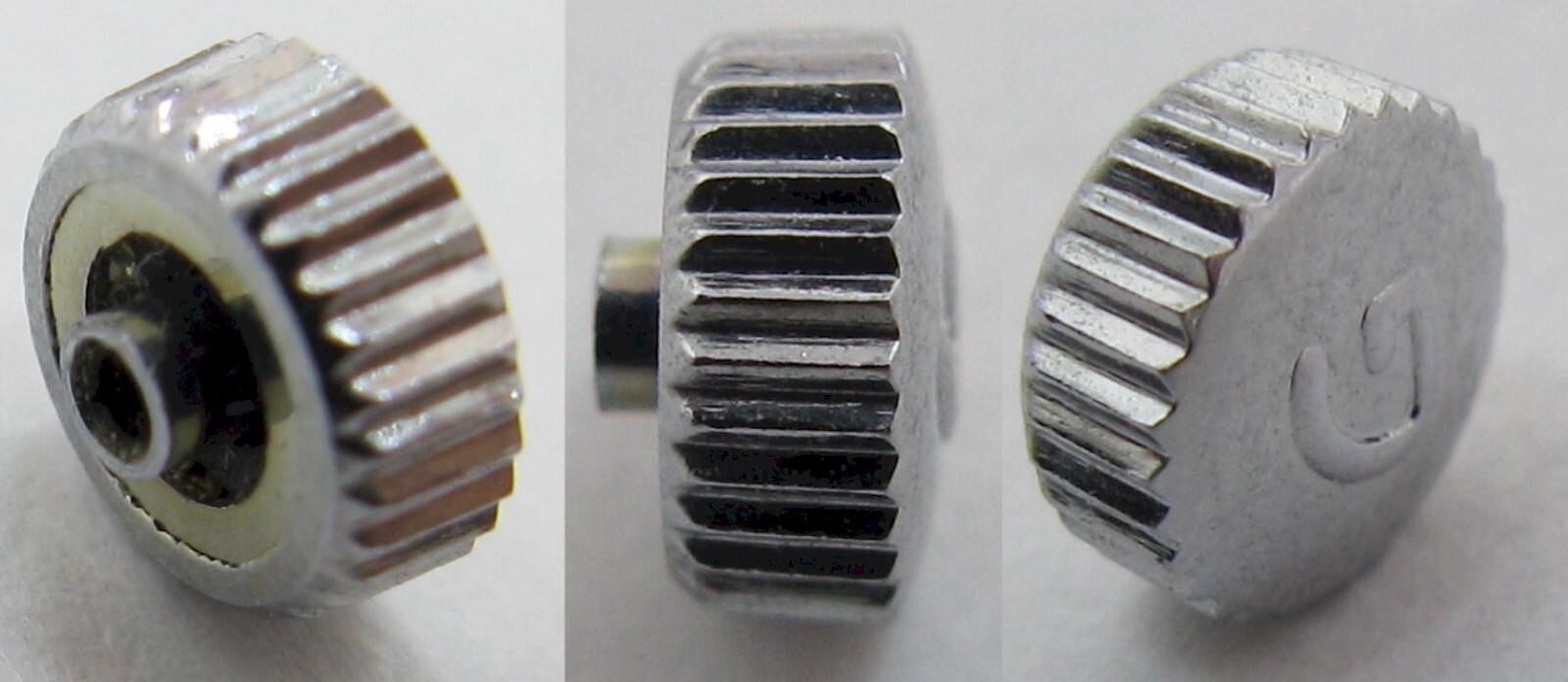 Gruen “G” Watch Part waterproof stainless steel Crown 4.2 millimeters
