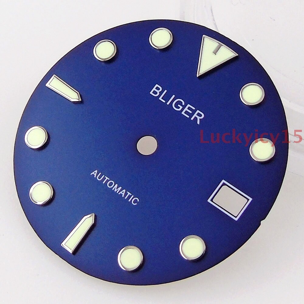 29mm watch dial fit for NH35 Automatic movement date window 3 or 4 o’clcok crown
