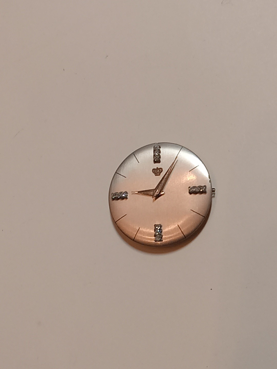 jules jurgensen watch Movement With 12 Diamonds Real White Natyral 17 Jewels…