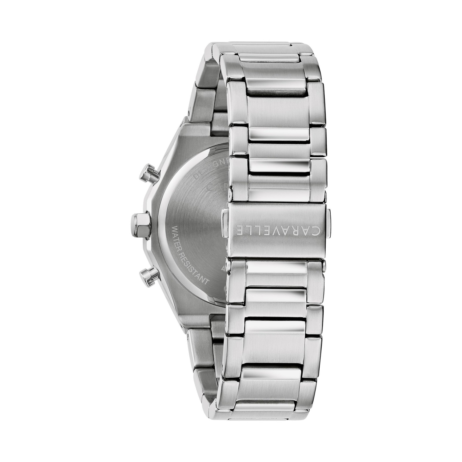 Caravelle by Bulova Men’s Dress 6-Hand Chronograph Quartz Stainless Steel Wat…