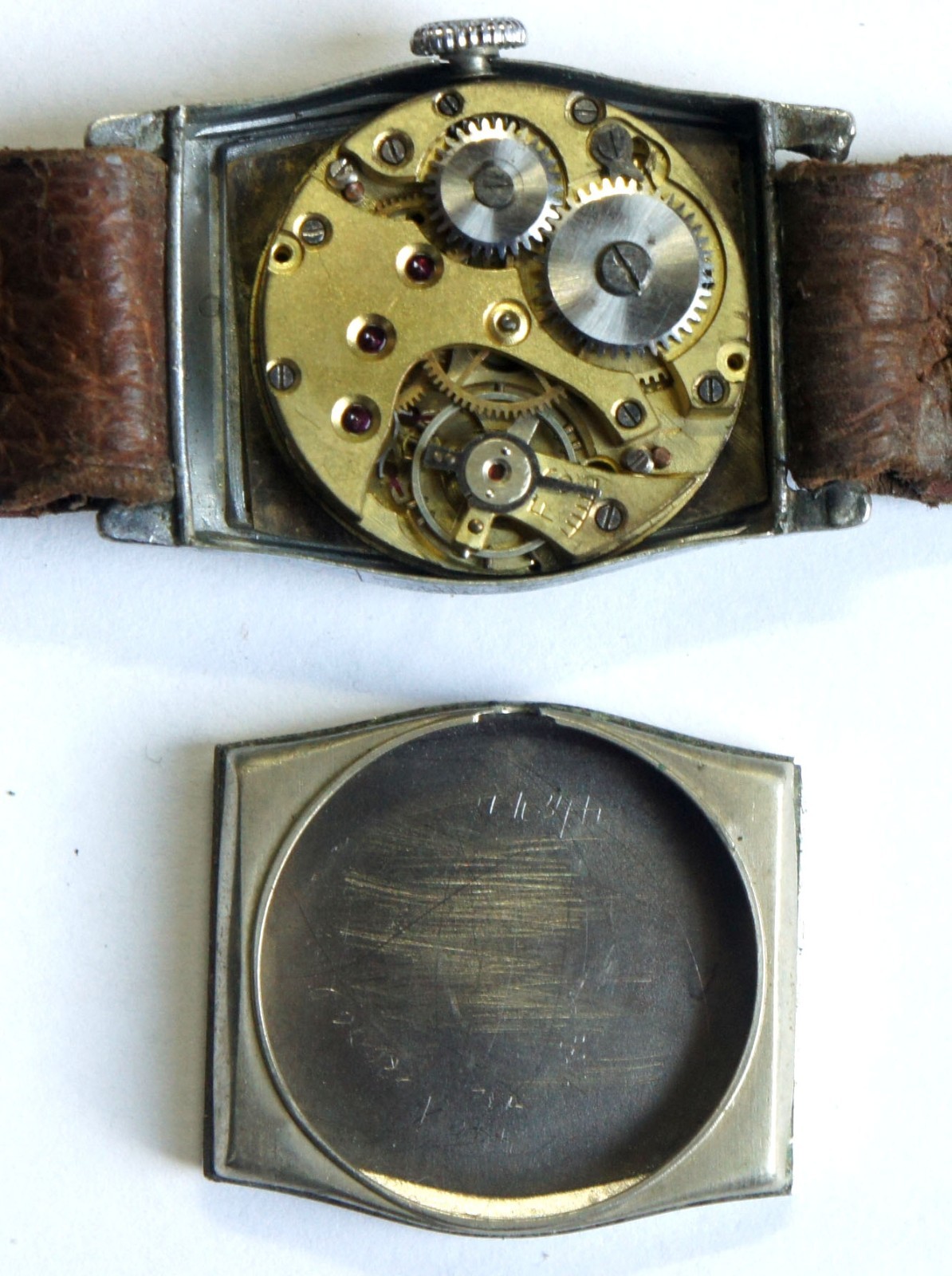 Vintage 1930s Art Deco Rectangular Mechanical Watch – Caliber Forster 2075 Fully