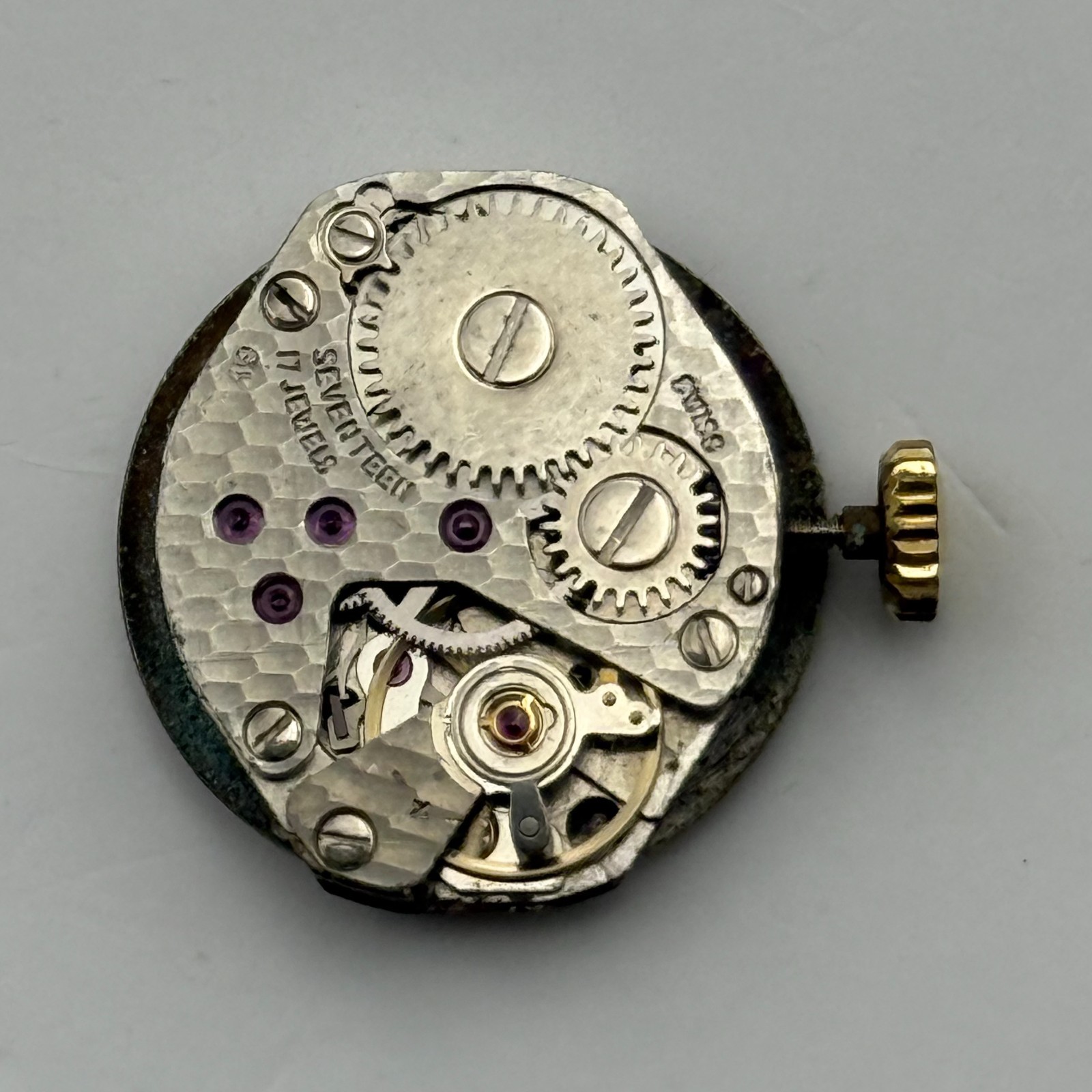 FHF 69-21 Watch Movement Running Regency 17Jewels Swiss Manual Wind Parts 15.3mm
