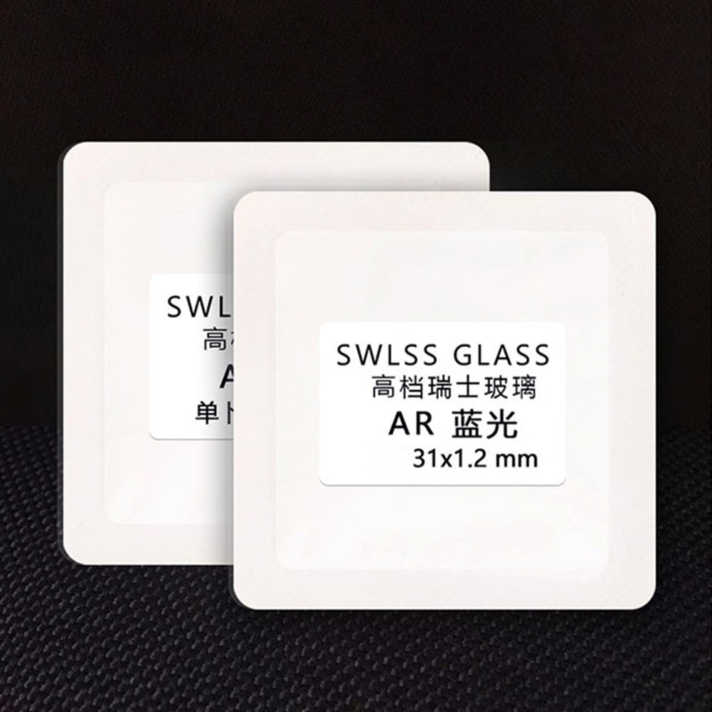30-38.5mm 1.2mm Thick Blue AR Coated Double Dome Mineral Watch Glass Crystal g