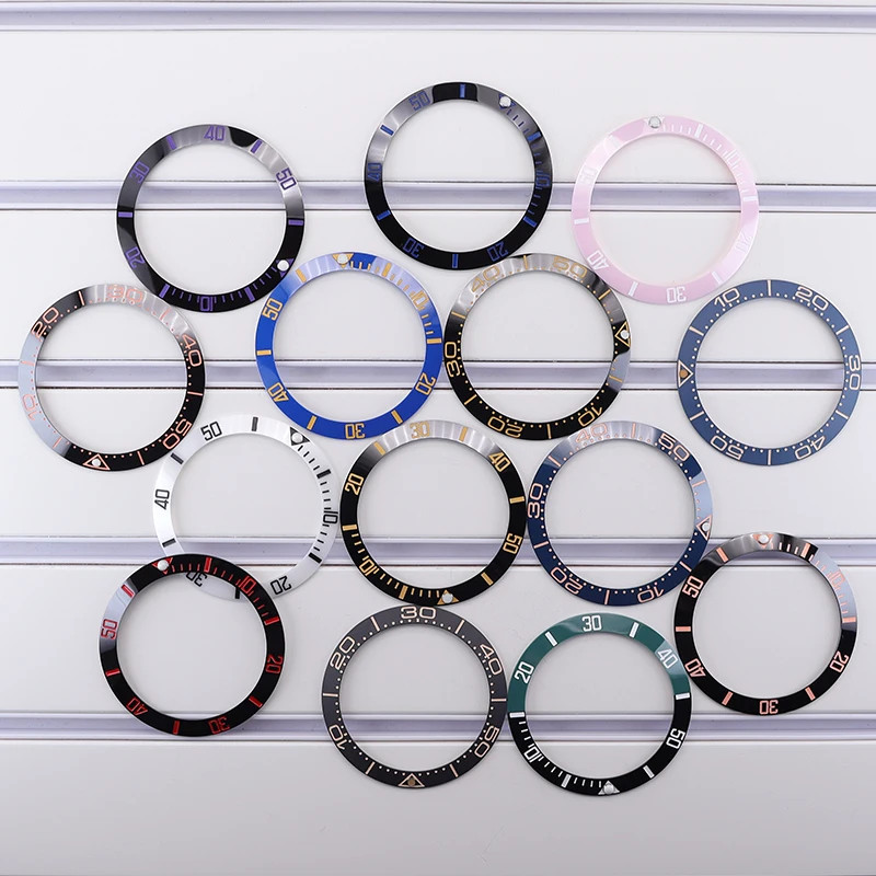 38Mm Ceramic Bezel Insert for 40Mm SUB GMT Watch Bezel Ring Slope Nh35 Nh36 Nh34