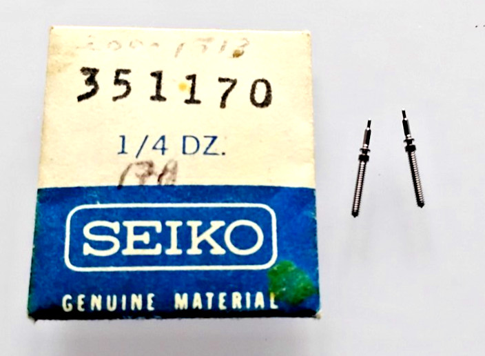 Seiko 17A 1270/5002 5021 5031 Winding Stem watch part # 351170 #200/1713F (2-PAK