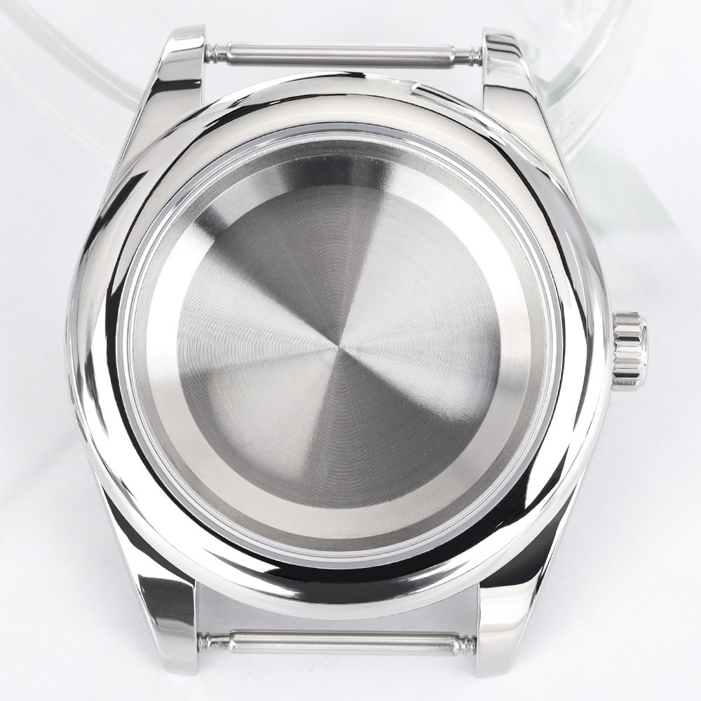 FEIYASHI Domed Bezel Sapphire 39mm Oyster Aviator Watch Case For Seiko NH35 NH36