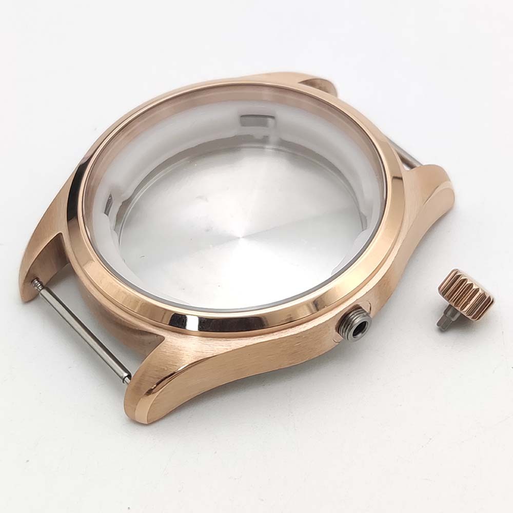 40mm Stainless steel Watch Case Sapphire Glass for NH35/36 Movement