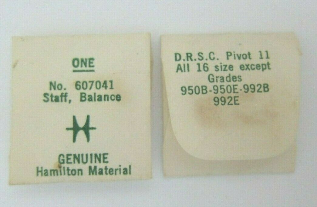 Hamilton Balance staff 607041 NOS