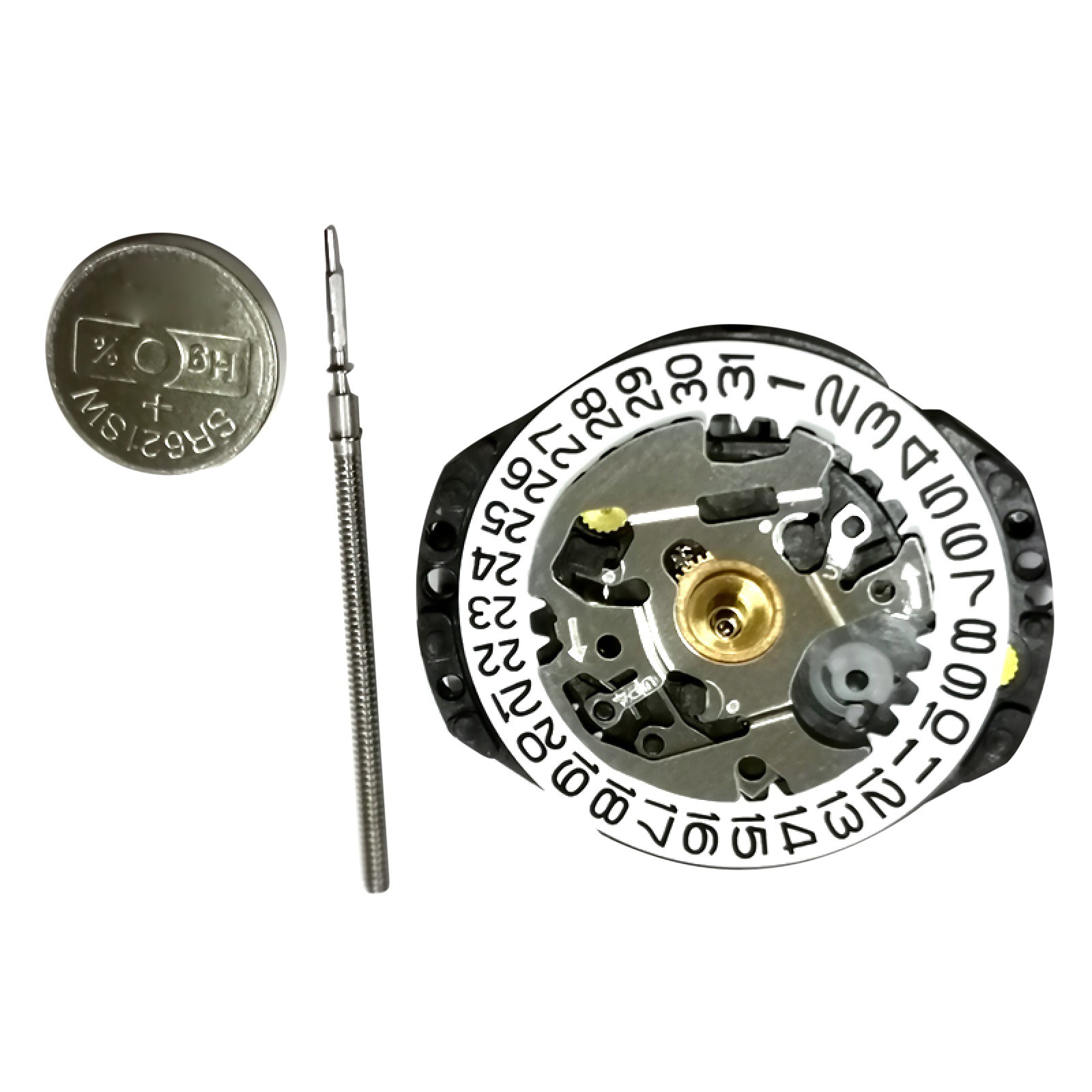 3-Hands Quartz Watch Movement Date at 3 For Japan VX82 VX82E Repair Accessory
