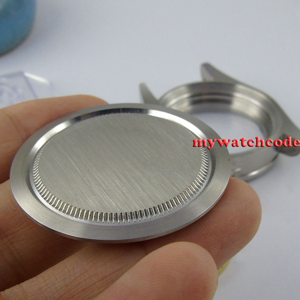 41mm Red Bezel Sapphire Cystal Watch Case Dial Hand Fit ETA 2836 MOVEMENT