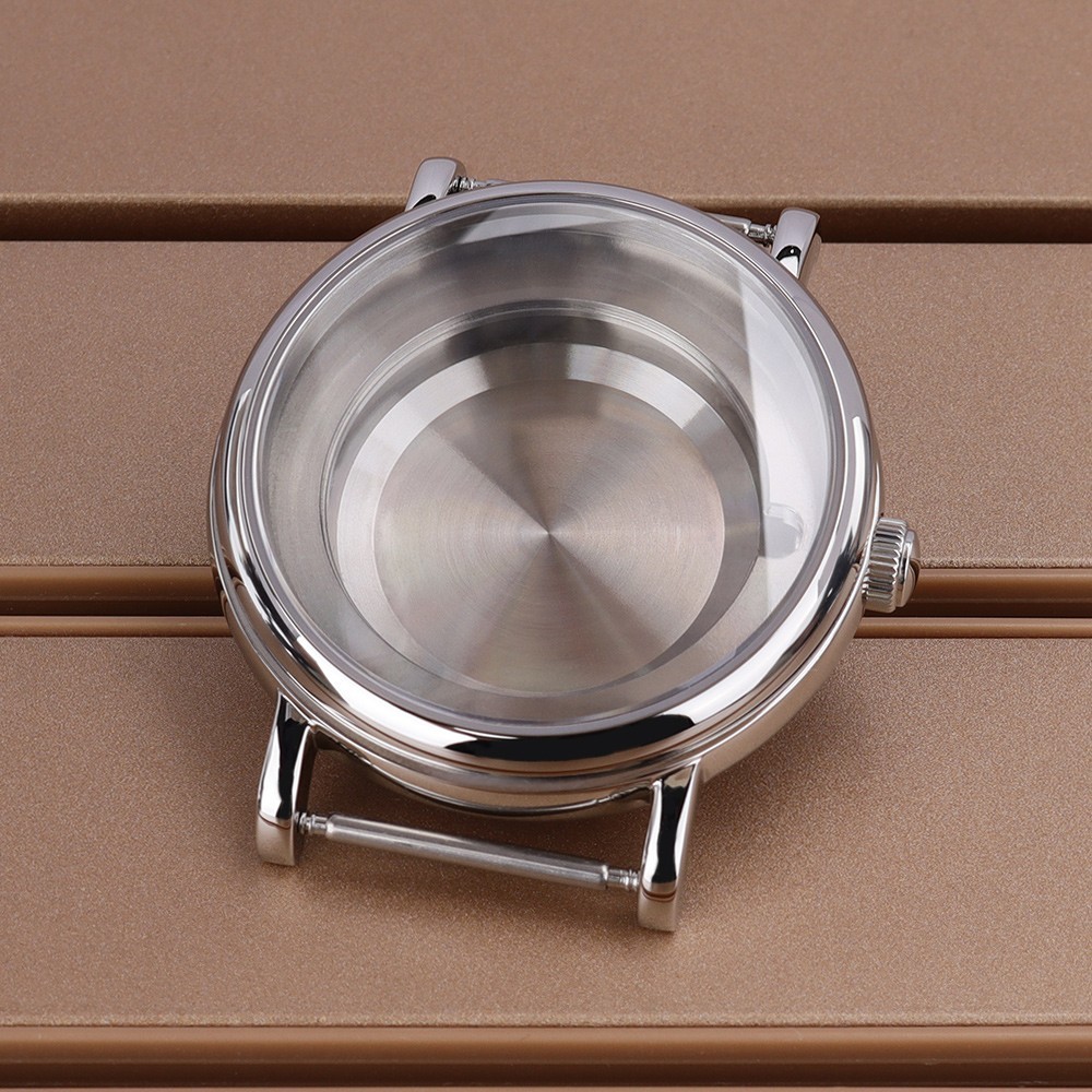 For Eta 2824 PT5000 Movement 40mm Polished Watch Case 316L Stainless Steel 10ATM