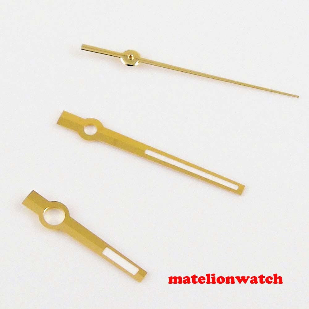 Classic Watches Hands Parts Fit For Miyota 8215 821A Movement Silver Golden