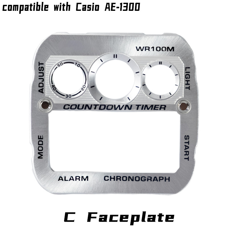 For Casio AE-1300 Faceplate Metal High Quality Sunray Real Scale Watch Dials