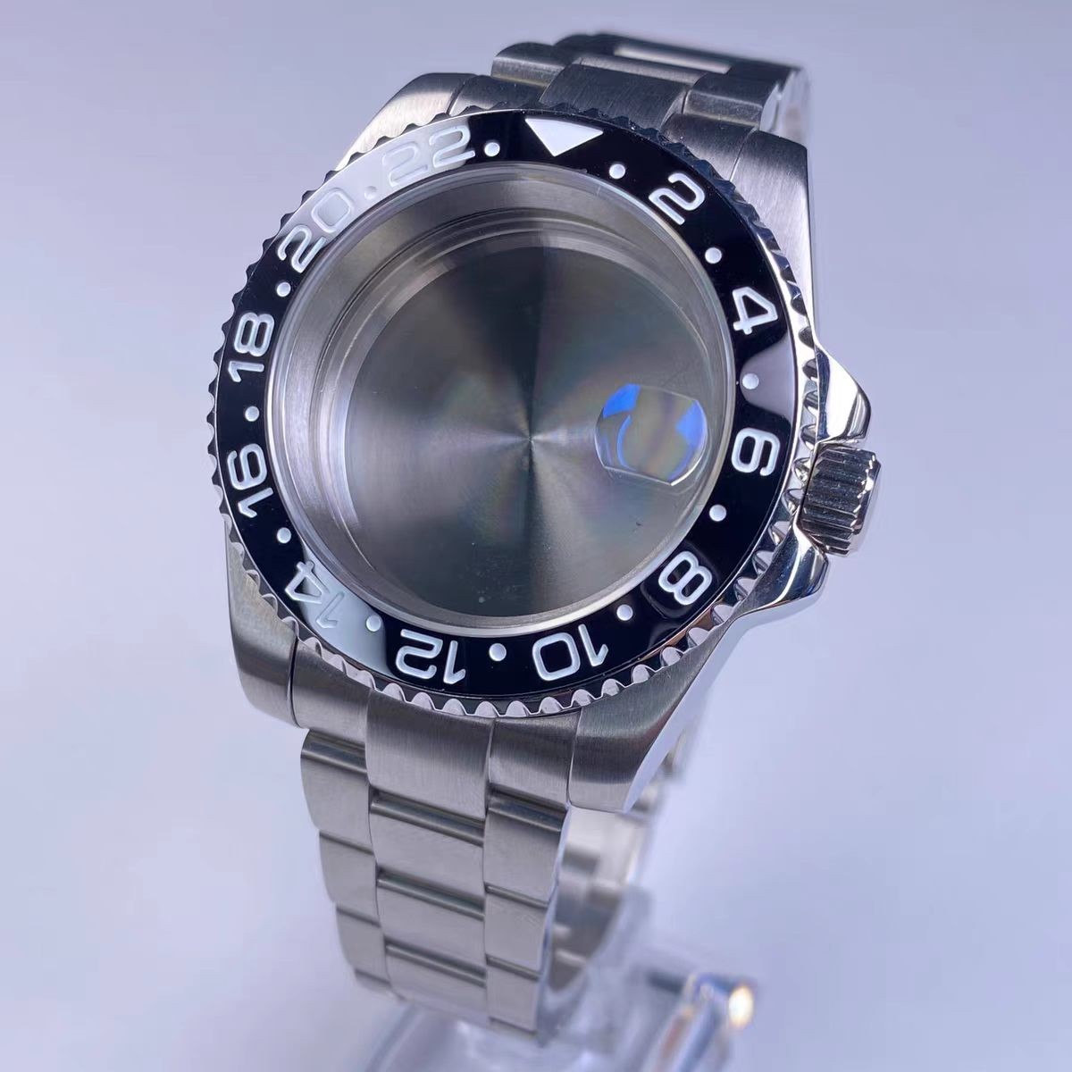 Fit Nh35 Nh34 Nh36 Movement Bruce W Grey Bezel 40mm Brushed 20ATM Watch Case