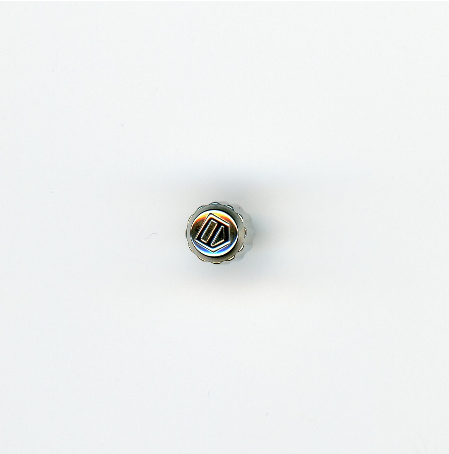 For Tag Heuer 4.4 mm Factory Crown Shiny S/S in color screw down